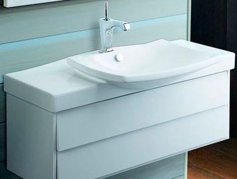 Тумба для комплекта Jacob Delafon Escale EB760-HU (EB760-G1C) 98 см, белый бриллиант