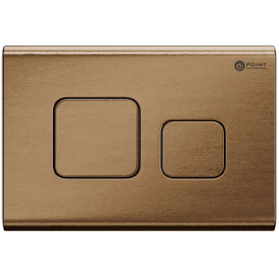 Кнопка смыва Point Афина PN44041BB для инсталляции, бронза