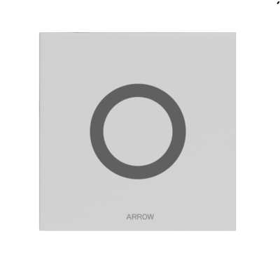 Кнопка смыва для писсуара ARROW AG7109AB, инфракрасная, нержавеющая сталь