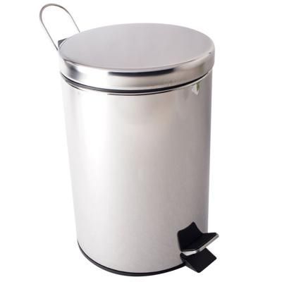 Ведро для мусора с крышкой и педалью Colombo Hotel Collection B9968.IL объем 5л, нержавеющая сталь