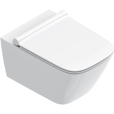 Унитаз подвесной Catalano Green 0411550001 безободковый, торнадо, белый глянец