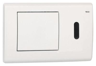 Кнопка смыва Tece Planus 6 V-Batterie 9240361 белая глянцевая