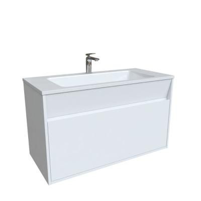 Тумба с умывальником IDDIS подвесная с ящиками белая Esper 100 см (ESCHP1XY0WLH0iYX95HKK)