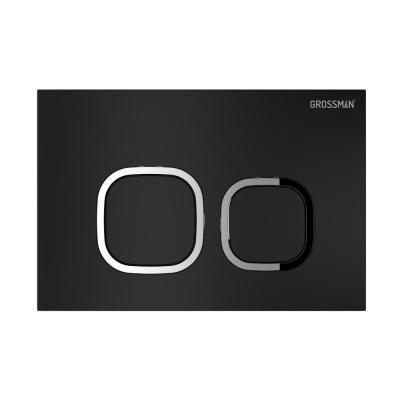Кнопка смыва Grossman Cosmo 700.K31.02.210.210 черный матовый