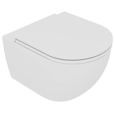 Унитаз подвесной GSG Like LKWCSOXXS001 безободковый, белый матовый