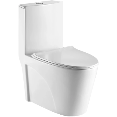 Унитаз-компакт WeltWasser Welzbach 001GL-WT безободковый, торнадо, с сиденьем микролифт, белый