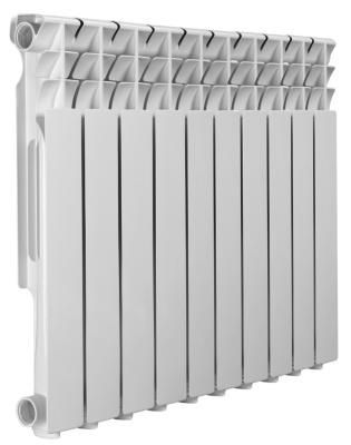 Радиатор алюминиевый AZARIO AL500/80 10 секций, белый (AL500/80/10)