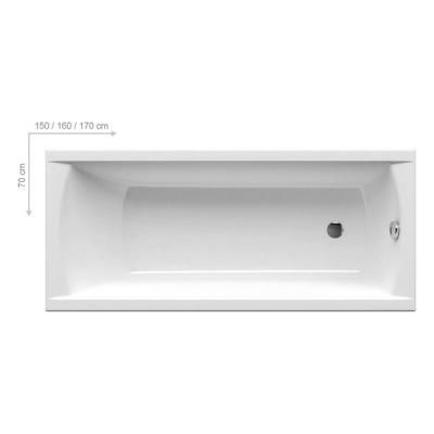 Ванна акриловая Ravak Classic C541000000 170x70