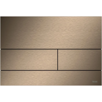 Кнопка смыва Tece TECEsquare II 9240848 для инсталляции, с покрытием против отпечатков пальцев, розовое золото матовый
