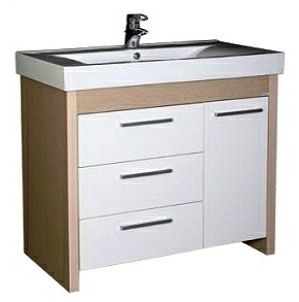 Тумба под раковину Aquanet Тиана 00172808 100 светлый дуб