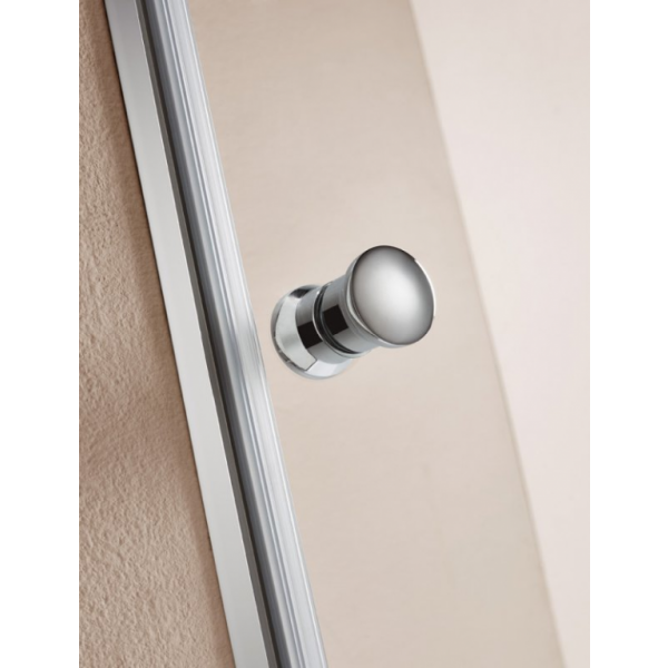 Душевая дверь в нишу Cezares Eco ECO-O-B-1-60-C-Cr  прозрачное стекло