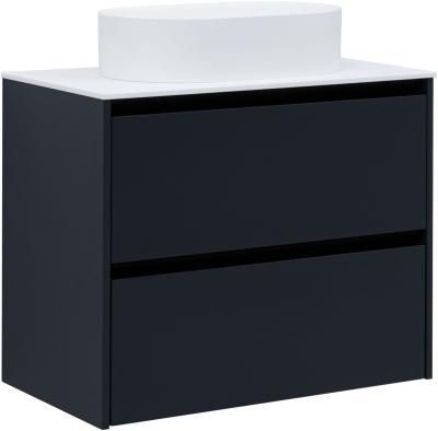 Тумба под раковину Allen Brau Activity 80 1.34004.AM антрацит матовый/черный браш