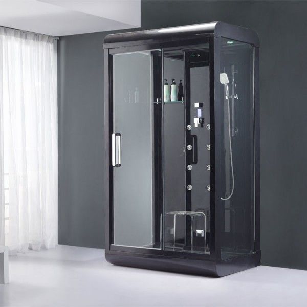 Душевая кабина Eago DZ1003F12 чёрное стекло