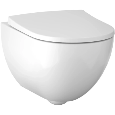 Унитаз подвесной Geberit Acanto 500.600.01.2 безободковый, белый (Нарушена упаковка)