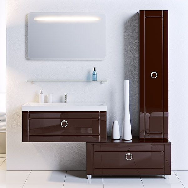 Мебель для ванной Aqwella 5 stars Инфинити Inf.01.08/001/BRN 80 коричневый