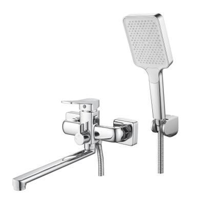 Смеситель для ванны Shevanik S99 S9YU90XB2 универсальный, хром