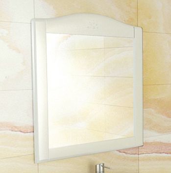 Зеркало COMFORTY "Монако-80" белый глянец