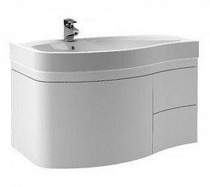 Тумба под раковину Aquanet Сопрано 1-95 00169660 L, ящик, белая