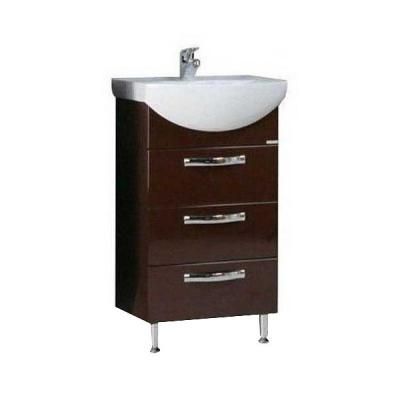 Тумба с раковиной Aquaton Ария Н 1A140201AA430 50 темно-коричневый