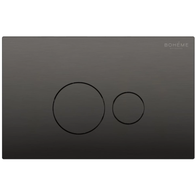 Кнопка смыва Boheme 668-GM для инсталляции, графит матовый