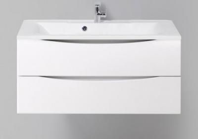 Тумба с раковиной BelBagno Marino MARINO-1000-2C-SO-BO-P 100 bianco opaco
