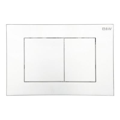 Клавиша смыва B&W WPI-09533 серия E, цвет: Bright Chrome (244х162х11)