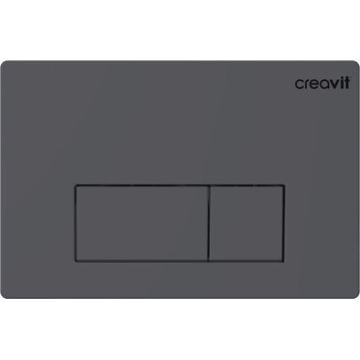 Кнопка смыва Creavit Arc GP8002.05 для инсталляции, базальт матовый
