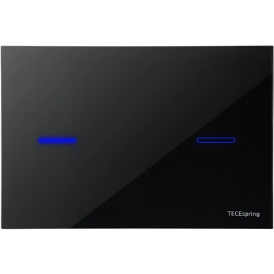 Кнопка смыва Tece TECEspring lux S249702 для инсталляции, сенсорная, питание от сети, черный