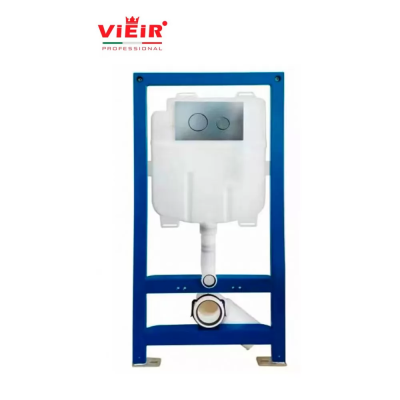 Инсталляция для подвесного унитаза с клавишей смыва круглыми кнопками Vieir VRQ60-B