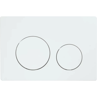 Кнопка смыва Veconi Flush V2 FLV2-W для инсталляции, белый глянец