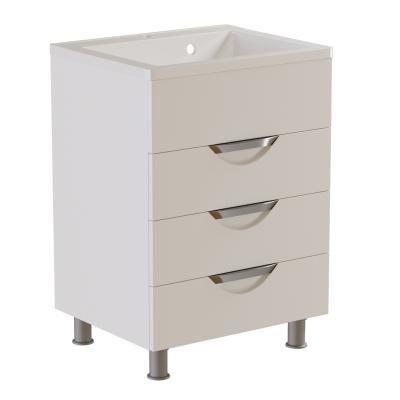 Тумба для ванной MIXLINE "ЭТЬЕН-58" под раковину РИМ 58 (MIXLINE) (ПВХ) (555157)