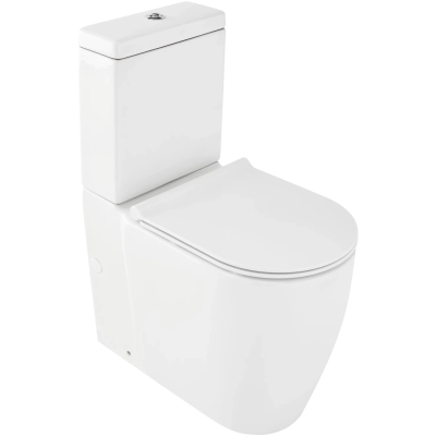 Унитаз-компакт Jacob Delafon Soprano UJAK102-0 + ETAK212-0 + E33127-0 безободковый, с сиденьем микролифт, белый