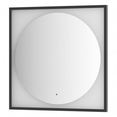 Зеркало с LED-подсветкой настенное Defesto Eclipse DF 2223R 80x80 черный