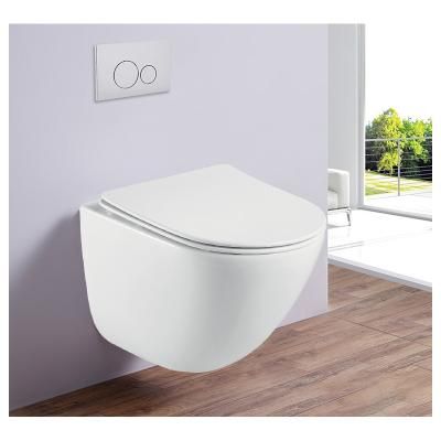 Унитаз подвесной Esbano Lotus безободковый, белый