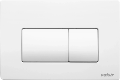 Кнопка смыва Valsir P1 VS0871300 для инсталляции, белый матовый