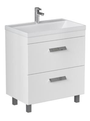 Тумба Velvex напольная Orlando 70, белый матовый (tn.ORL.CLA.70.2Y белый матовый)