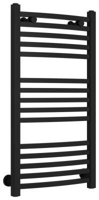 Полотенцесушитель водяной Сунержа Аркус 31-0251-8040 800x400 черный матовый