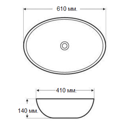 Умывальник Gid Mnc346C