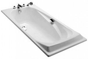 Чугунная ванна Jacob Delafon Repos E2903-00 180х85 с отверстиями для ручек