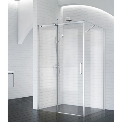 Душевой уголок BelBagno Acqua ACQUA-AH-1-120/80-C-Cr 120х80 прозрачное стекло