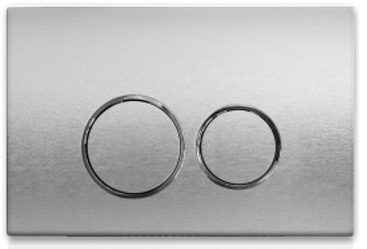 Кнопка для инсталляции CeramaLux серебро DC-011, серебро