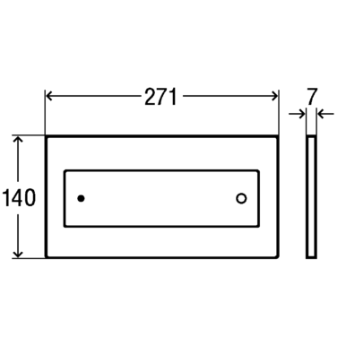 Кнопка смыва Viega Visign for Style 12 645168 черный