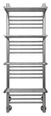 Полотенцесушитель водяной Сунержа Богема +4 полки 1200x400 L хром с доп. перемычкой