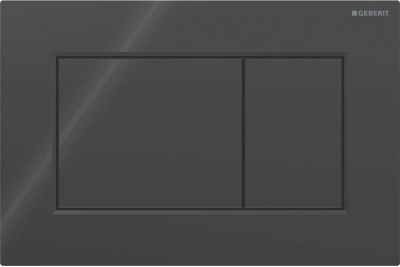 Кнопка смыва Geberit Sigma 01 115.660.DW.1 для инсталляции, черный глянец