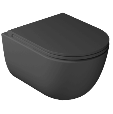 Унитаз подвесной Galassia Dream 7334NEMT Slim черный матовый