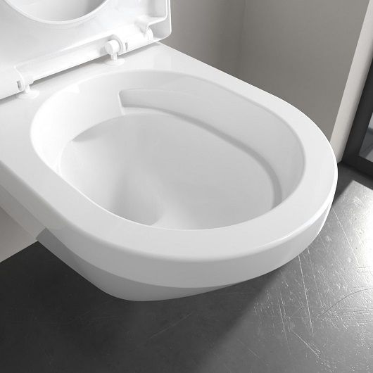 Унитаз подвесной смыв тарнадо Villeroy & Boch Architectura 4694CL01 с сиденьем 98M9C101