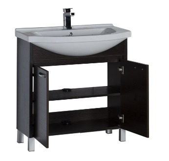 Тумба под раковину Aquanet Донна 00168942 80 венге