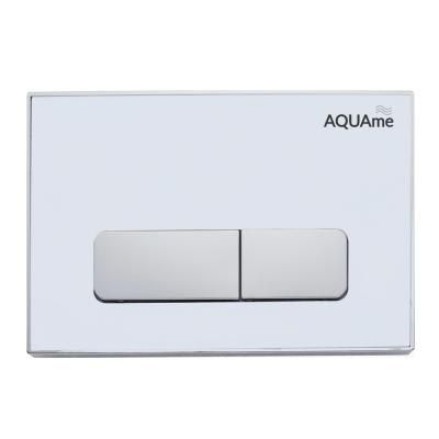 Панель смыва акриловая AQUAme AQM4104W, белый