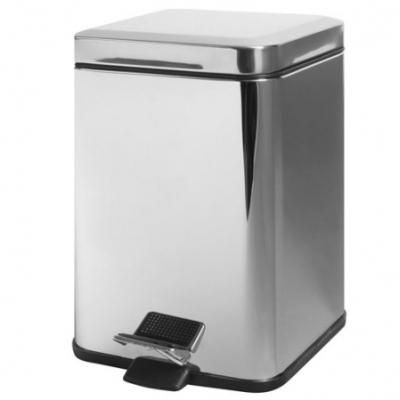 Ведро Colombo Black&White B9211.CR с педалью 5 л, хром