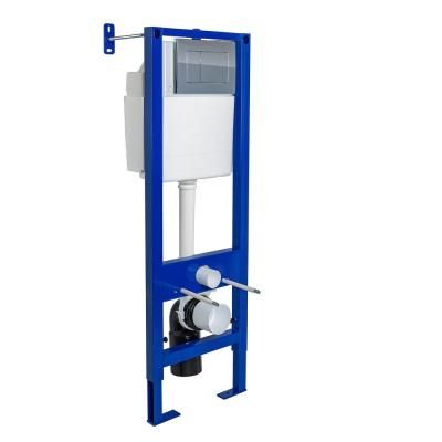 Система инсталляции для унитаза Berges Wasserhaus АТОМ 410 040331 хром глянец